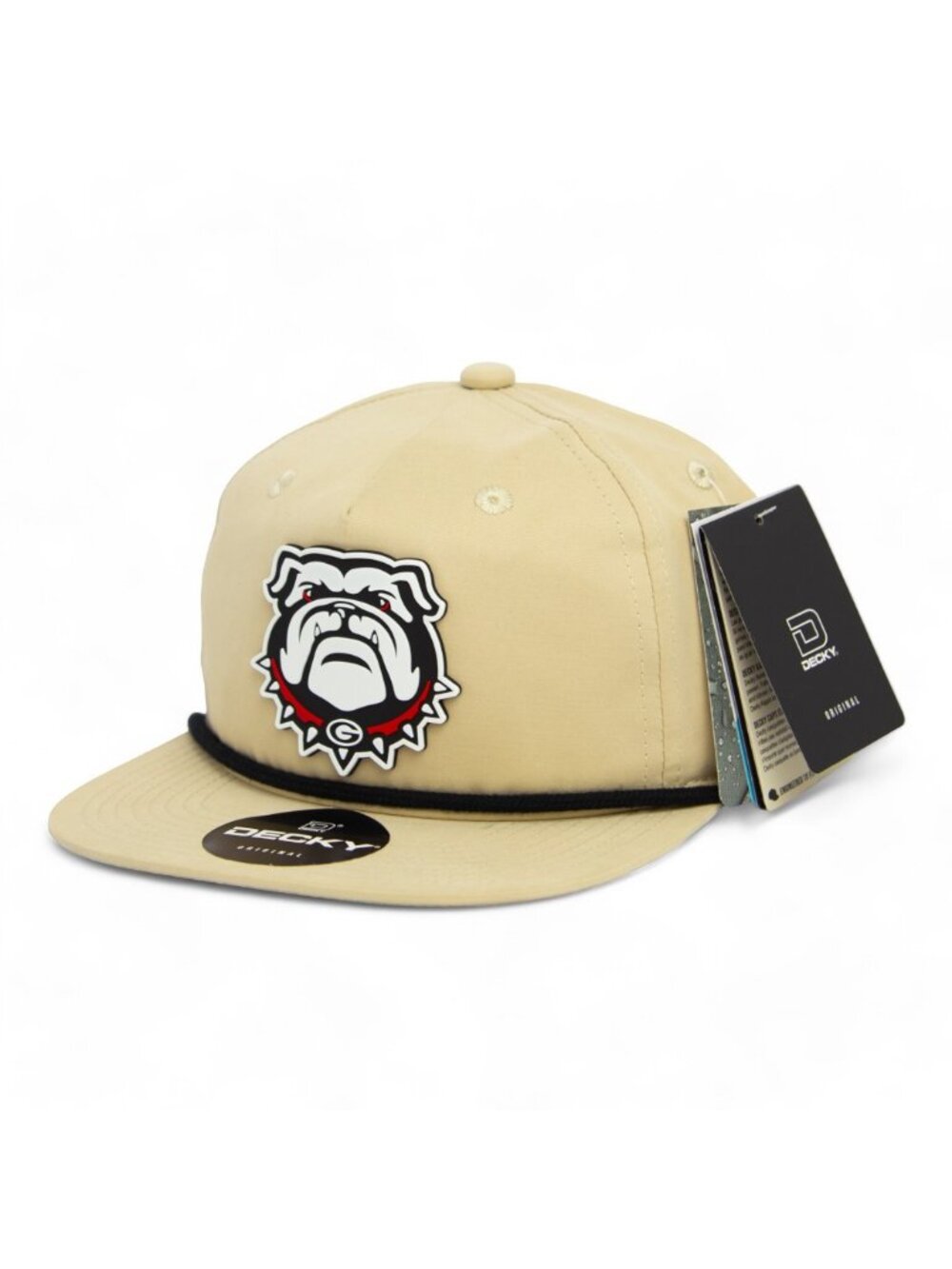 Georgia Bulldogs UGA 3D Classic Rope Hat- Birch/ Black